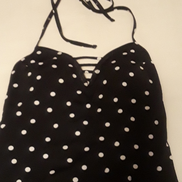 💕CUTE💕Beach Couture Polka Dot Bathing Suit - Picture 2 of 6